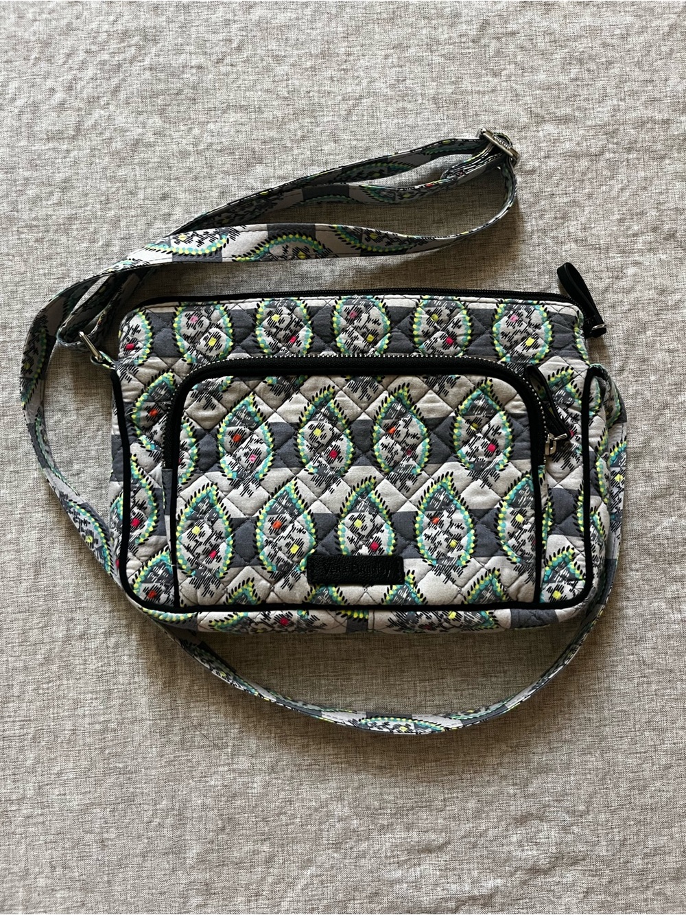Vera Bradley Iconic RFID Little Hipster Purse Bag